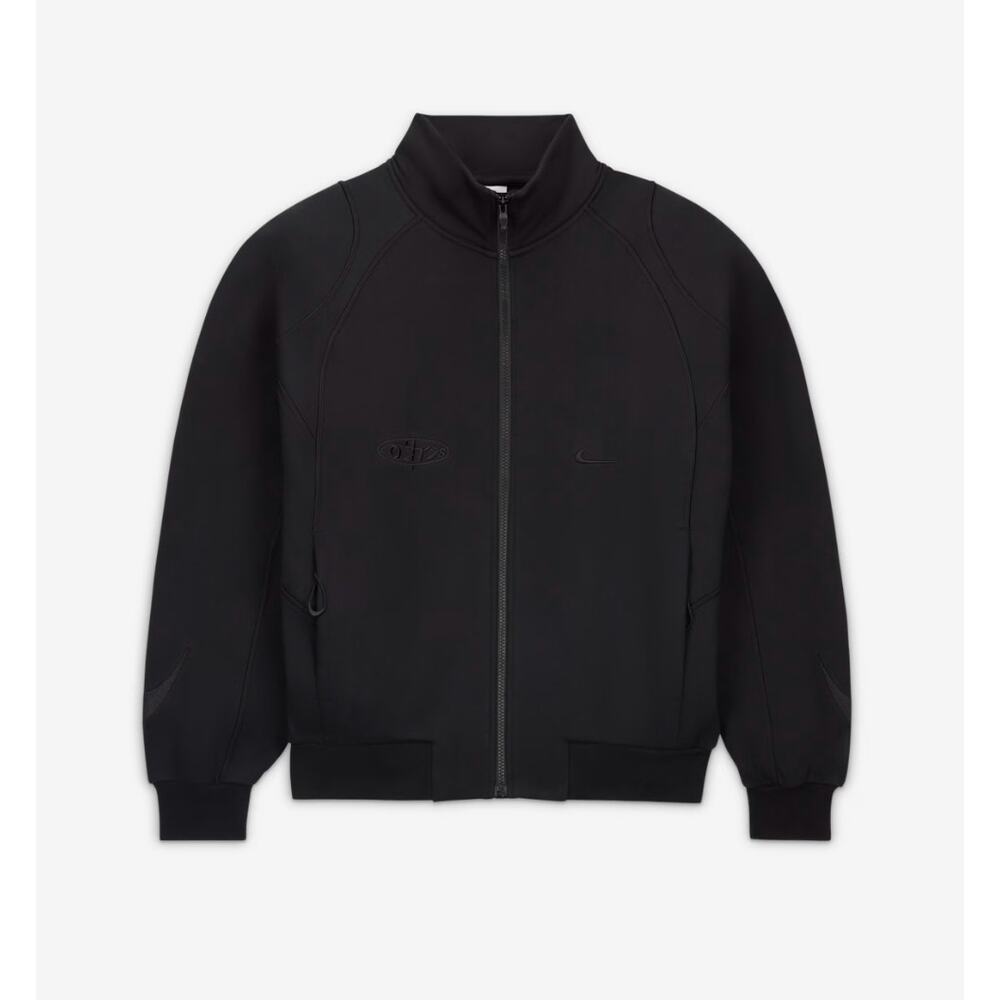 NWOT Nike x Off-White Mock-Neck Tracksuit Jacket in Black size XS Y2K Streetwear